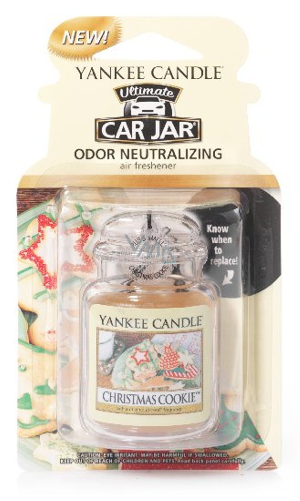 Yankee Candle Christmas Cookie - Vánoční cukroví gelová vonná visačka do  auta 30 g - VMD drogerie a parfumerie