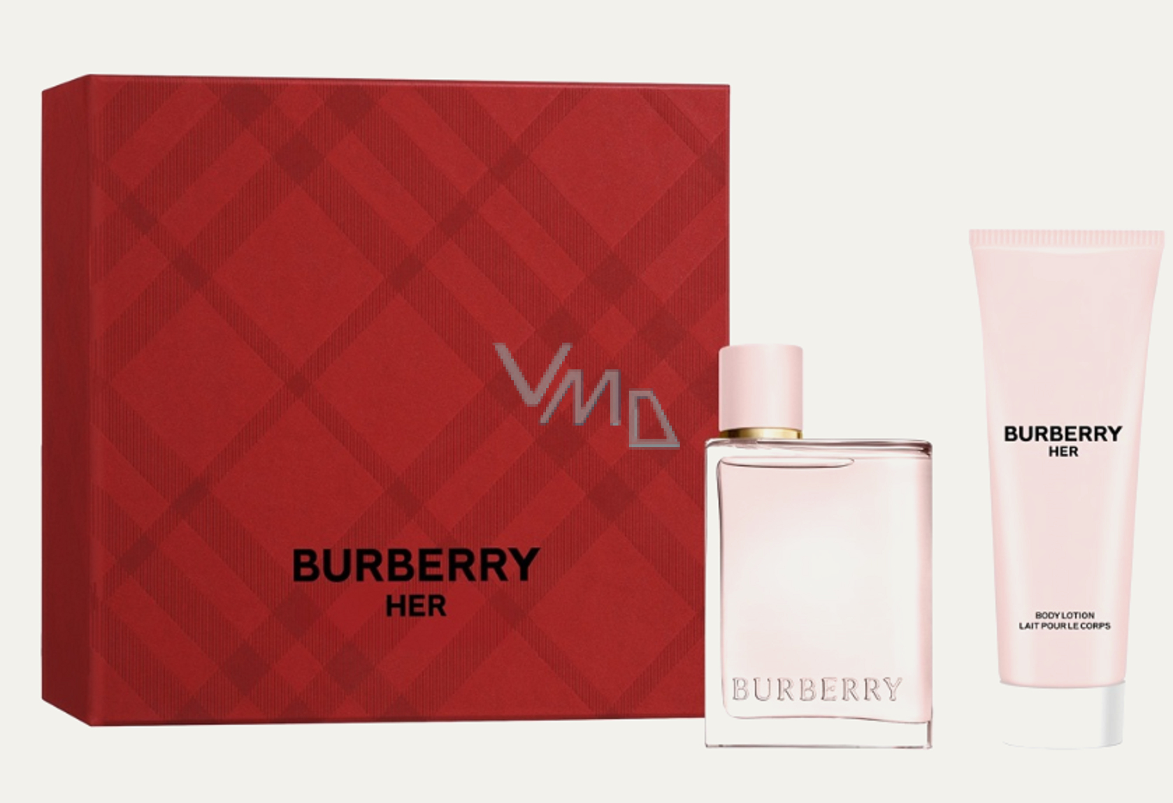 Burberry Her parfemovana voda pro eny 50 ml t love mleko 75 ml darkova sada pro eny VMD drogerie a parfumerie