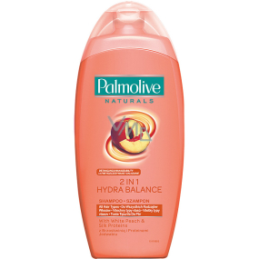 Palmolive Naturals Peach & Silk 2v1 šampon pro všechny typy vlasů 400 ml