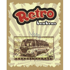 Bohemia Gifts Retro Autobus bonbony s příchutí mentolu v krabičce 30 g