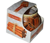 Admit Cinnamon dekorativní aromatická svíčka ve skle 80 g