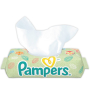 Pampers Natural Clean s heřmánkem vlhčené ubrousky pro velmi citlivou pokožku pro děti 64 kusů, neparfémované