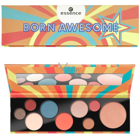 Essence Born Awesome paletka na oči a obličej 11 g