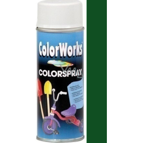 Color Works Colorsprej 918512 tmavě zelený alkydový lak 400 ml