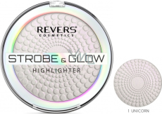 Revers Strobe & Glow Highlighter rozjasňující pudr 01 Unicorn 8 g