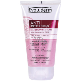 Evoluderm Anti Imperfection peelingový čisticí gel pro pleť se sklony k akné 150 ml