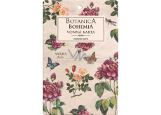 Bohemia Gifts Botanica Aromatická vonná karta Šípek a růže 10,5 x 16 cm