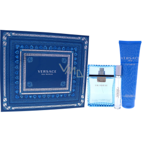 Versace Eau Fraiche Man toaletní voda pro muže 100 ml + sprchový gel 150 ml + toaletní voda 10 ml, dárková sada