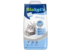 Biokats Bianco Classic Stelivo pro kočky silně hrudkující podestýlka bílé barvy 10 kg