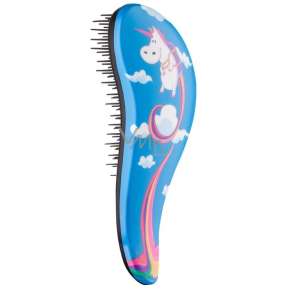 Dtangler Detangling Brush kartáč pro snadné rozčesání vlasů 18,5 cm Jednorožec