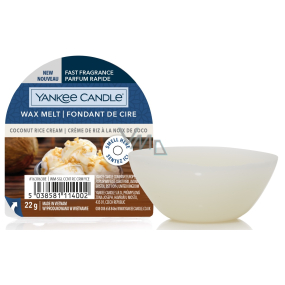 Yankee Candle Coconut Rice Cream - Krém s kokosovou rýží vonný vosk do aromalampy 22 g