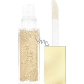 Essence The Glowin' Golds Caring Shimmer Lip Oil pečující olej na rty 01 Heart Of Gold 9 ml