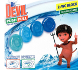 Dr. Devil Polar Aqua Push Pull WC blok bez košíku 2 x 20 g