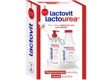 Lactovit Lactourea regenerační tělové mléko 400 ml + regenerační sprchový gel 500 ml, kosmetická sada