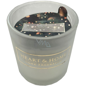 Heart & Home Vůně vánočního stromečku sojová vonná votivní svíčka ve skle doba hoření až 15 hodin 5,8 x 5 cm