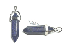 Lapis Lazuli kyvadlo šestihran přívěsek přírodní kámen 41 x 13 mm, kámen harmonie