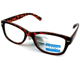 Berkeley Čtecí dioptrické brýle +1,5 plast oranžovo-hnědé černé fleky 1 kus R4007-15 INfocus