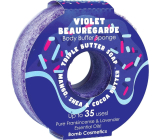 Bomb Cosmetics Violet Beauregarde Donut přírodní sprchová masážní koupelová houba s vůní 165 g