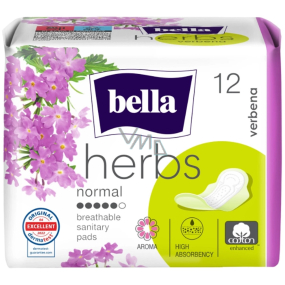 Bella Herbs Verbena Deo Fresh hygienické aromatizované slipové vložky s křidélky 12 kusů