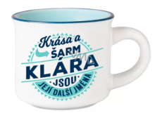 Albi Espresso hrneček Klára - Krása a šarm jsou její další jména 45 ml