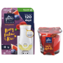 Glade Merry Christmas Warm Apple Pie s vůní červeného jablka a skořice vonná svíčka ve skle 112 g + Berry Festive Kiss elektrický osvěžovač vzduchu strojek s tekutou náplní 20 ml