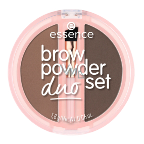 Essence pudr na obočí duo set 02 Medium 1,8 g