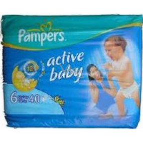 Pampers Active Baby 16+kg plenkové kalhotky 40 kusů