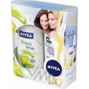 Nivea Kazfree tělové mléko 250 ml + sprchový gel 250 ml, pro ženy kosmetická sada