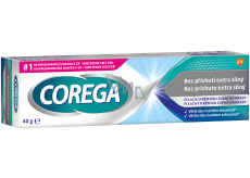 Corega Fixační krém Bez příchuti extra silný pro úplné i částečné zubní náhrady protézy 40 g
