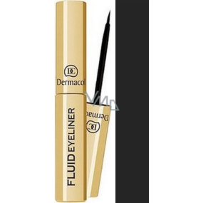 Dermacol Fluid Eyeliner oční linka odstín antracit 5 ml