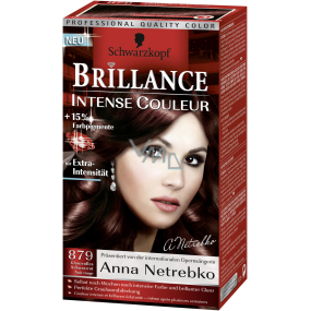 Schwarzkopf Brillance Color Creme barva na vlasy 879 černo červená 50 ml