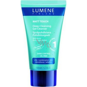 Lumene Cleansing Matt Touch Deep Cleansing Vyvážený gel na čistění pleti 150 ml