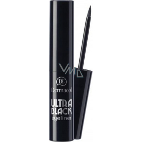 Dermacol Ultra Black Eyeliner oční linka tekutá odstín černá 2,8 ml