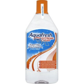 Aquafresh Extreme Clean Purifying Cool Mint ústní voda 500 ml