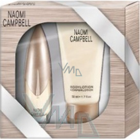 Naomi Campbell Naomi Campbell toaletní voda 15 ml + tělové mléko 50 ml, dárková sada