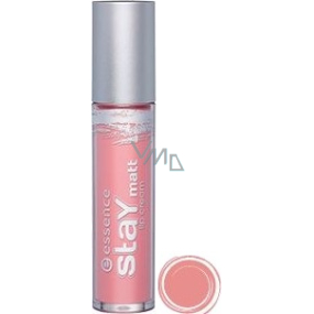 Essence Stay Matt Lip Cream lesk na rty 01 Velvet Rose 4 ml