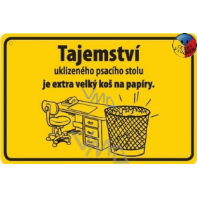 Nekupto Humorná cedulka Tajemství 15x10 cm 1 kus