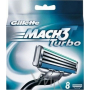 Gillette Mach3 Turbo náhradní hlavice 8 kusů, pro muže