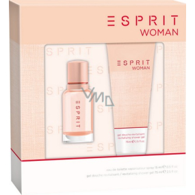 Esprit Woman toaletní voda 15 ml + sprchový gel 75 ml, dárková sada