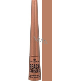 Essence Beach Cruisers Liquid voděodolné tekuté oční linky 01 Sun, Fun & Copper! 3 ml