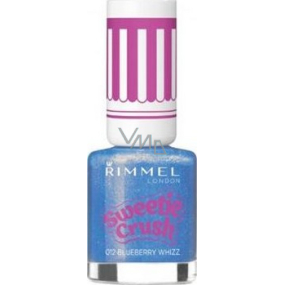 Rimmel London Sweetie Crush Nail Effect lak na nehty 012 Blueberry Whizz 8 ml