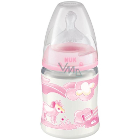 Nuk First Choice Baby Rose & Blue láhev 0-6 měsíců růžová různé vzory 150 ml