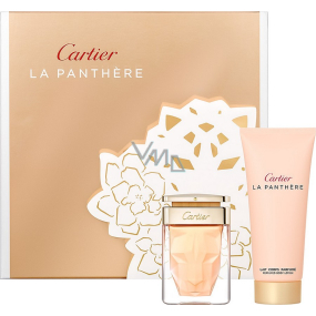 Cartier La Panthere parfémovaná voda pro ženy 50 ml + tělové mléko 100 ml, dárková sada