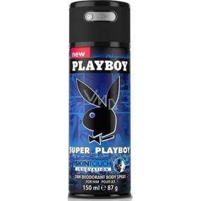 Playboy Super Playboy for Him SkinTouch deodorant sprej pro muže 150 ml