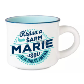 Albi Espresso hrneček Marie - Krása a šarm jsou její další jména 45 ml