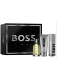 Hugo Boss Boss Bottled toaletní voda 100 ml + sprchový gel 100 ml + deodorant sprej 150 ml, dárková sada pro muže