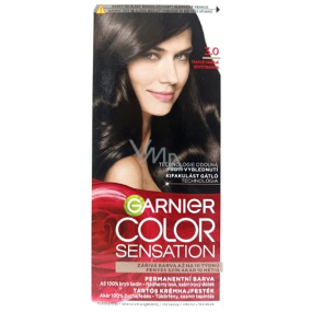 Garnier Color Sensation barva na vlasy 3.0 Tmavě hnědá