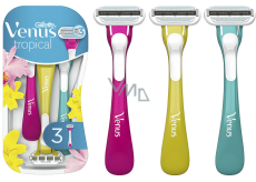 Gillette Venus Tropical pohotové holítko 3břity, 3 kusy pro ženy