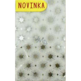 Nekupto Celofánový sáček 20 x 35 cm Vánoční stříbrný CP 175 10