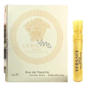 Versace Eros pour Femme parfémovaná voda pro ženy 1 ml s rozprašovačem, vialka